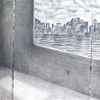 Cityscape 1
Graphite on paper- tryptych 30 x 67